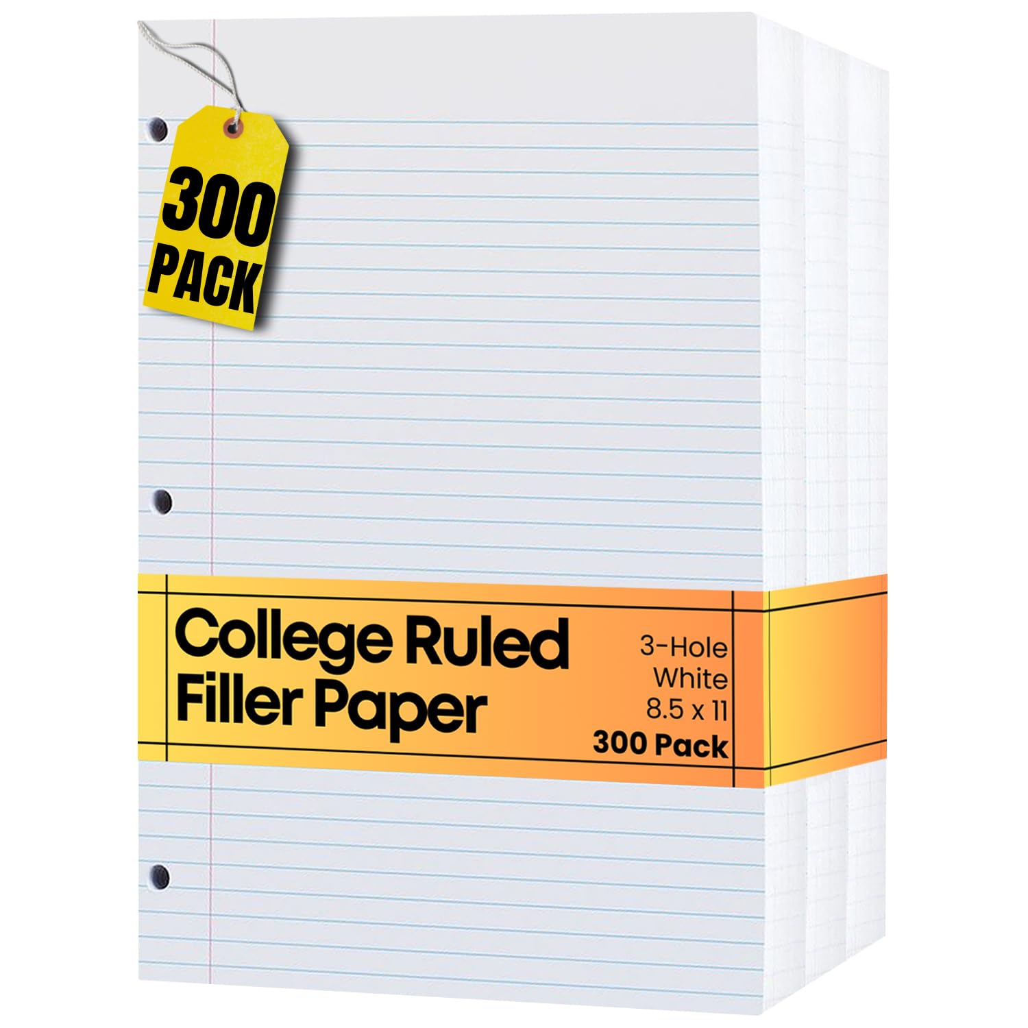 Amazon.com : 1InTheOffice Loose Leaf Paper College Ruled